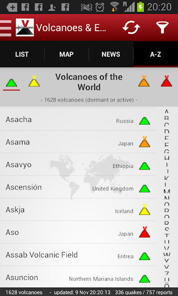 Volcanoes&Earthquakes UPGRADE