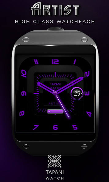 Artist wearable watch face