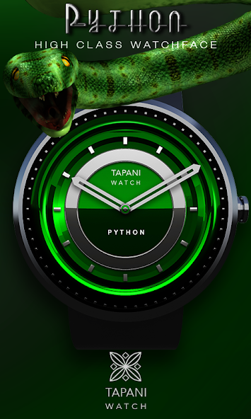 Phyton wear watch face