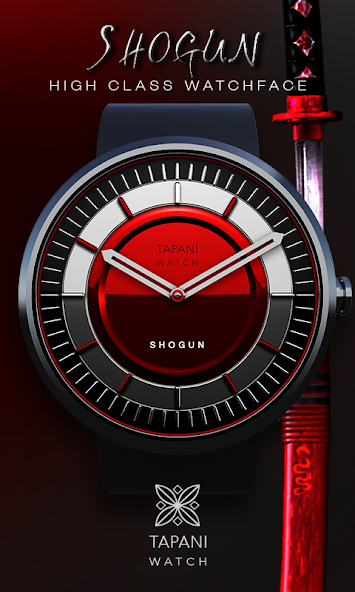 watch face Shogun red