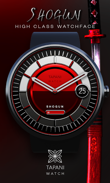 watch face Shogun red