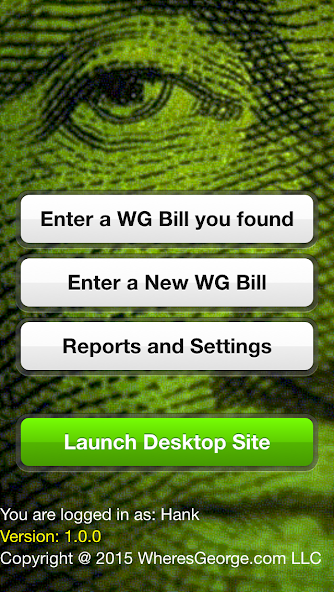 Where's George? Official App