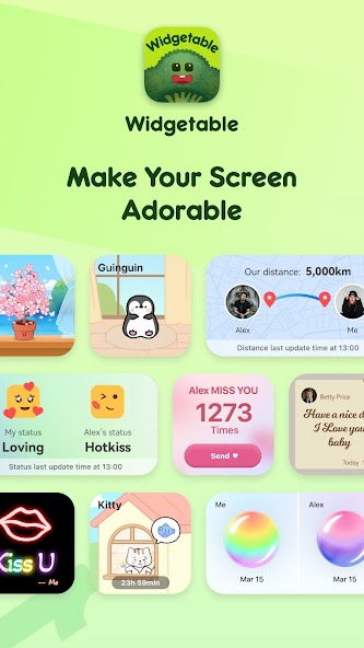 Widgetable: Adorable Screen