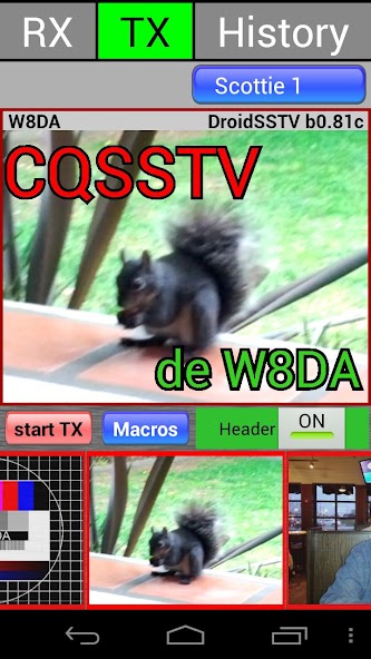 DroidSSTV - SSTV for Ham Radio