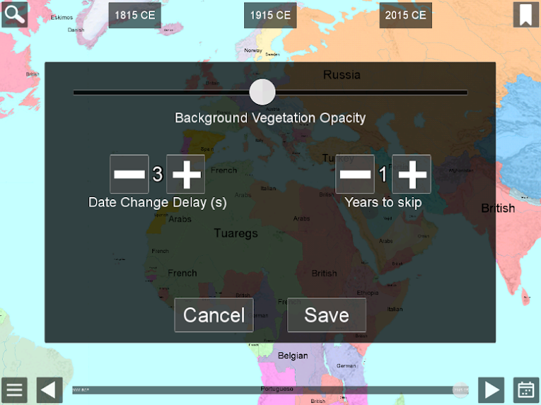 World History Maps: The World