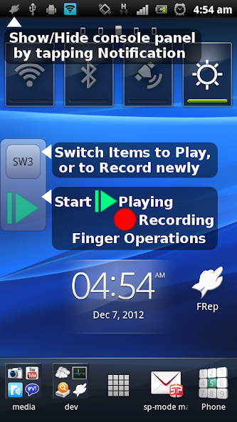 FRep - Finger Replayer