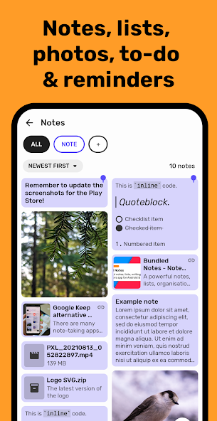 Bundled Notes - Lists, To-do