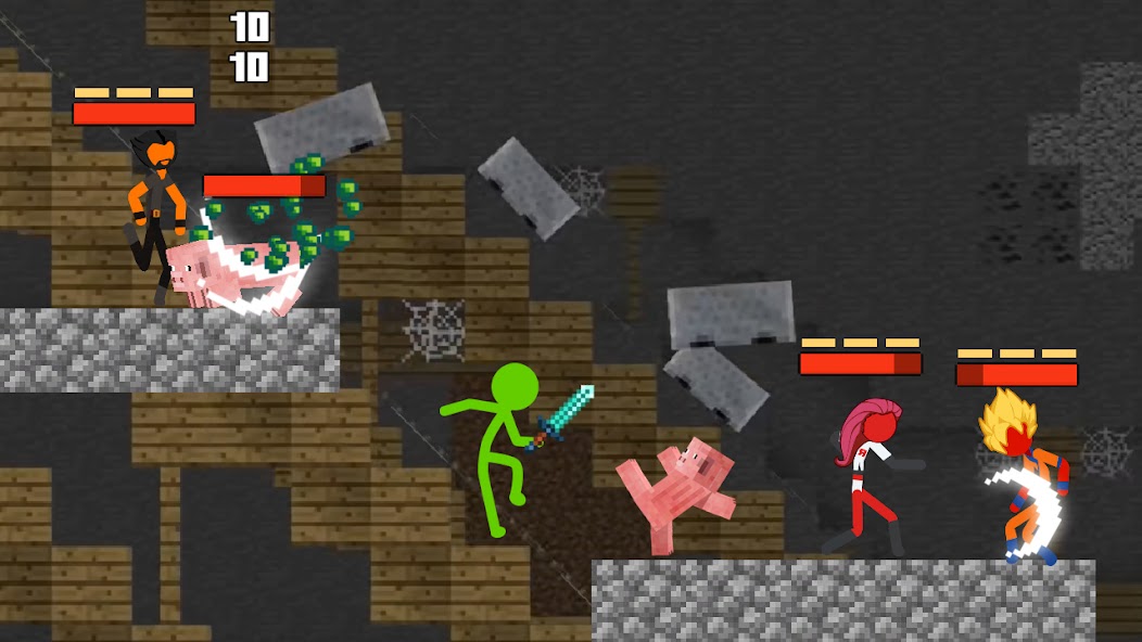 Stickman Combat: Craft War 