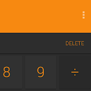 Calculator Orange Splash