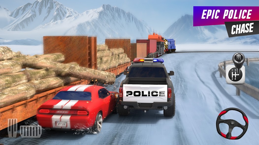 Police Chase vs Thief: Police Car Chase Game