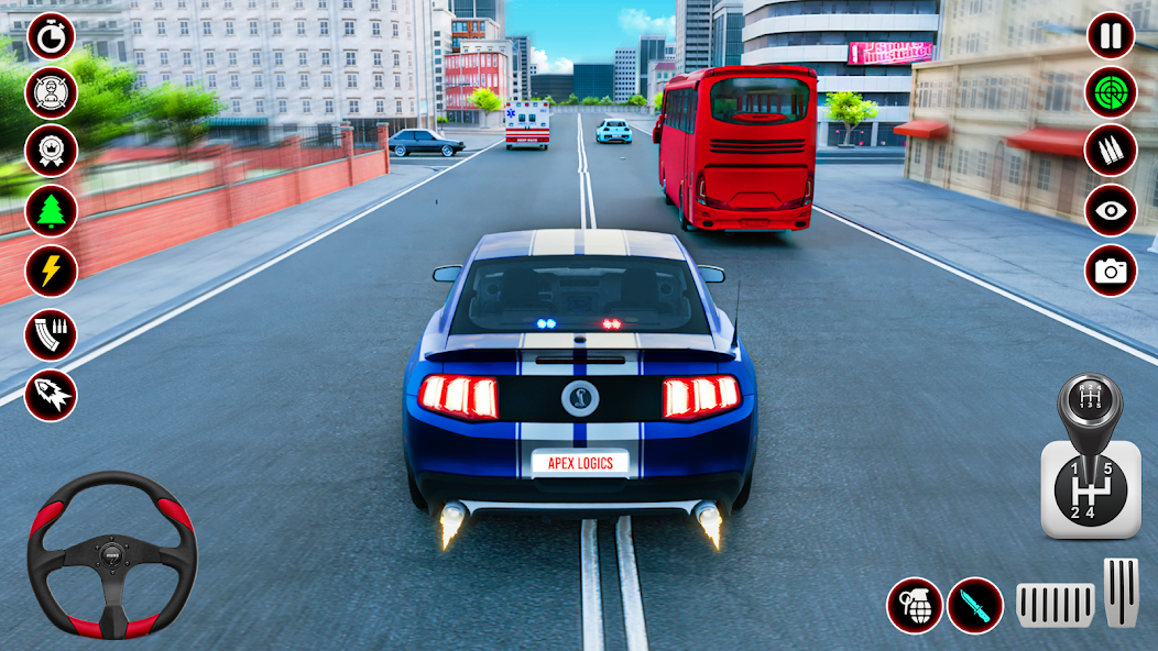 Police Chase vs Thief: Police Car Chase Game