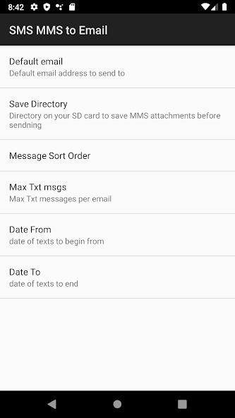 SMS MMS to Email