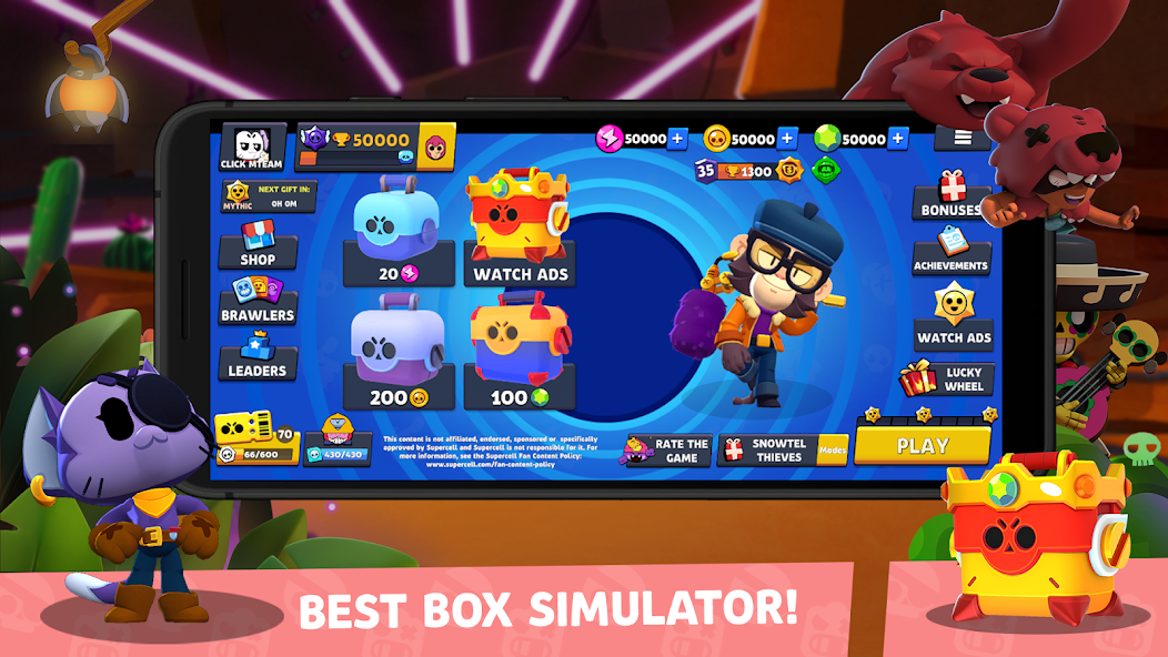 Brawl Box Stars Simulator