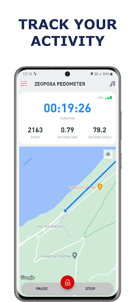 Pedometer app — Step Counter