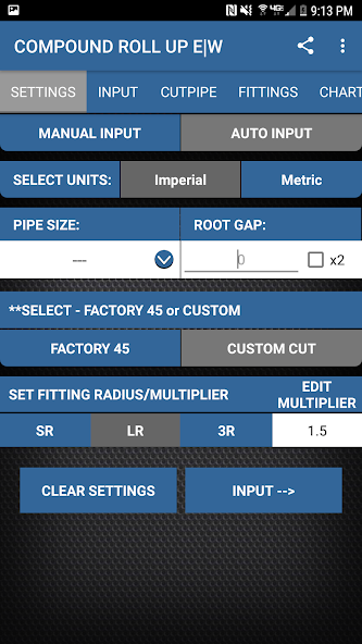 Compound Pipe Calculator