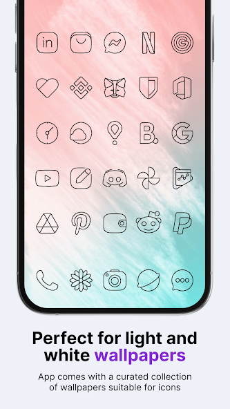 Vera Outline Black: Icon Pack