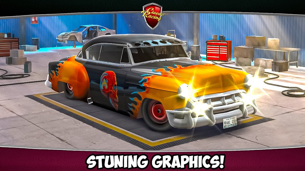 Classic Drag Racing Car Game 