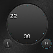 Analog Digital clock UCCW skin