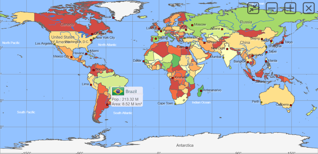 World Atlas MxGeo Pro