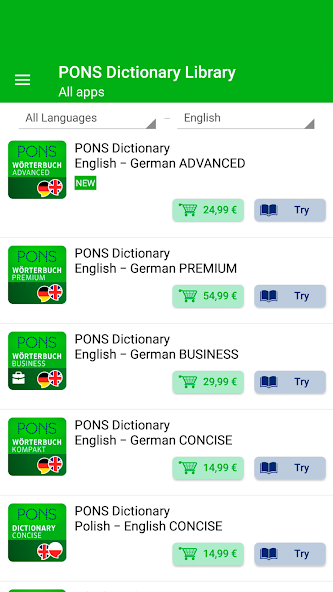 PONS Dictionary Library - Offl