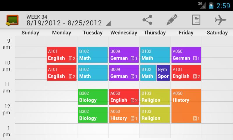 My Class Schedule (donation)