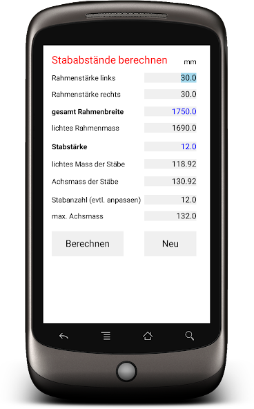 Calculate bar distance