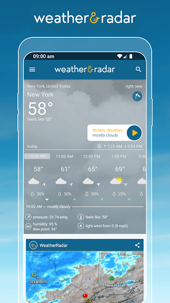 Weather & Radar - Storm radar