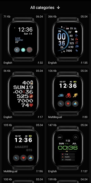 Amazfit GTS WatchFaces