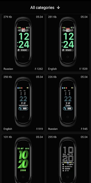 Mi Band 4 WatchFaces