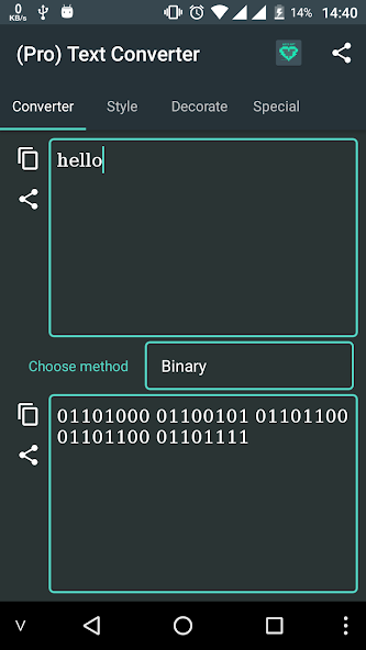 Text Converter Encoder Decoder