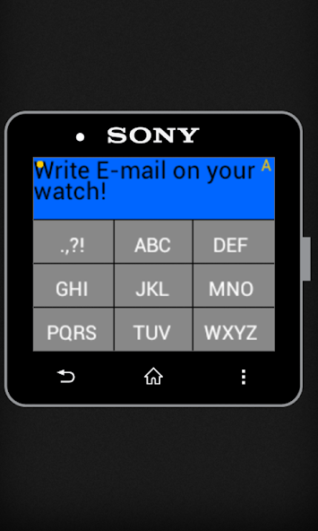 Email Writer for SmartWatch