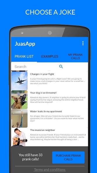 JuasApp - Prank Calls