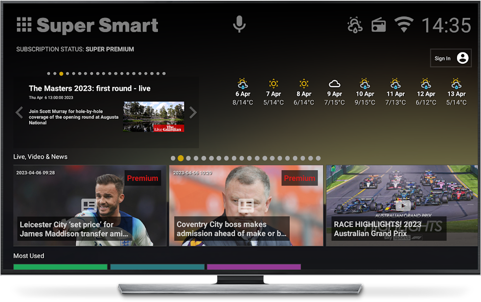 Super Smart TV Launcher