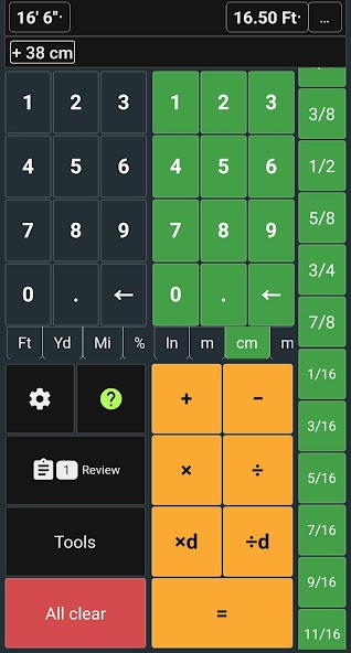 Feet & Inch Construction Calc