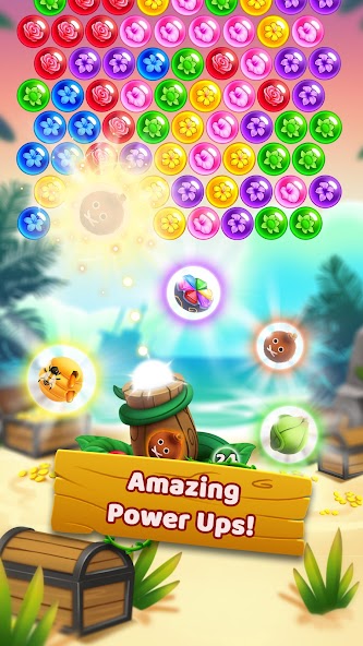 Bubble Shooter - Flower Games 