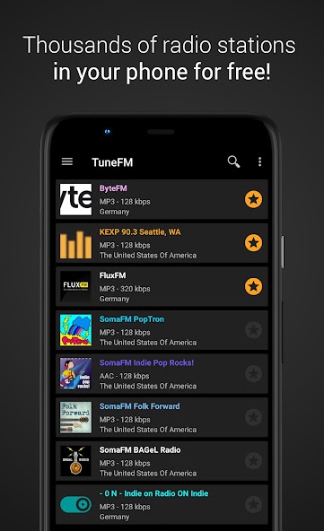 Internet Radio Player - TuneFm