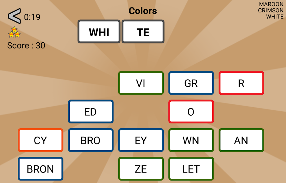 Word Domino - Letter games