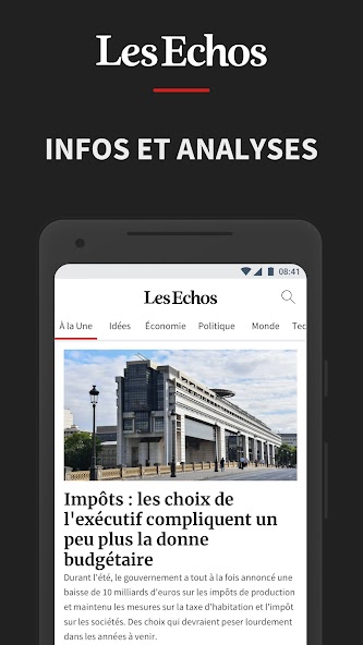 Les Echos, l'actualité éco