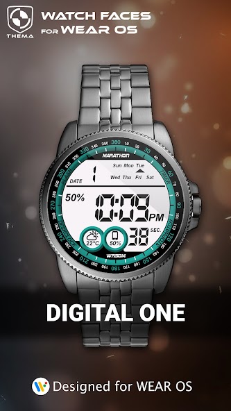 Digital One Watch Face