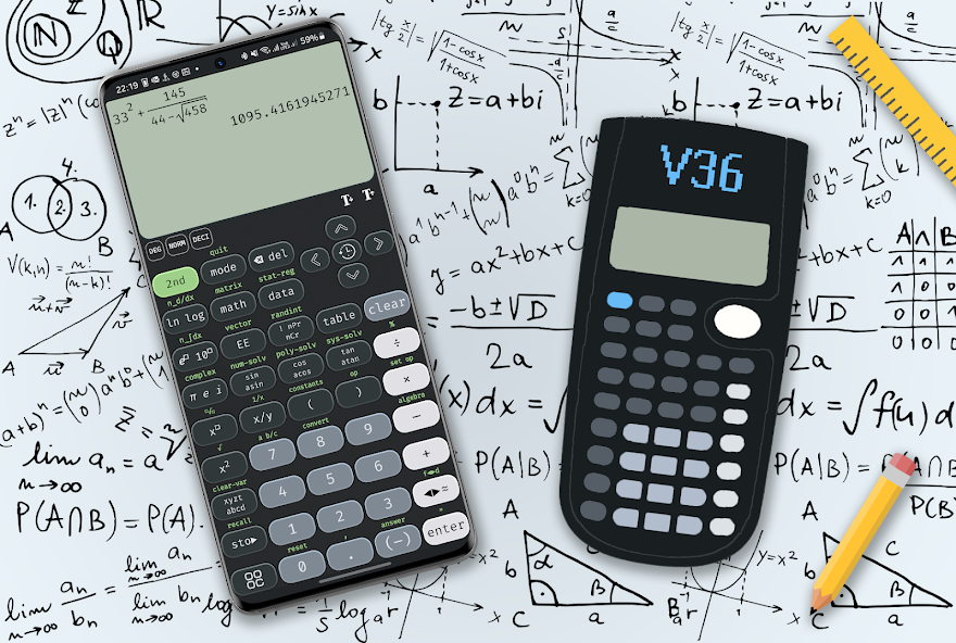 Scientific calculator 36 plus