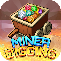 Miner Digging: Gem Collecting