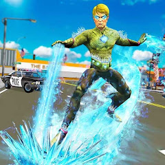 Aqua Snow Frost Superhero 3D 