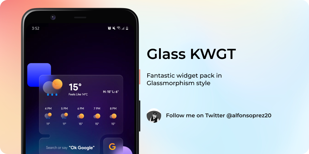 Glass for KWGT