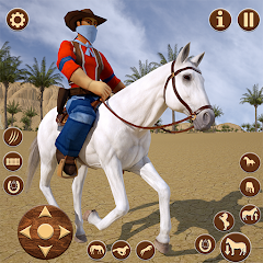 Wild Horse Riding Sim: Racing 