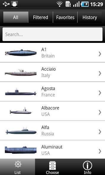 Submarines of the World