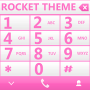 Tema ROSA BLANCO RocketDial