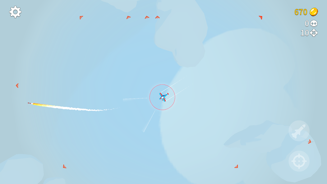 Plane game: combat sky warrior