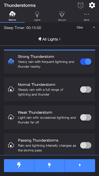 Thunderstorm for Hue