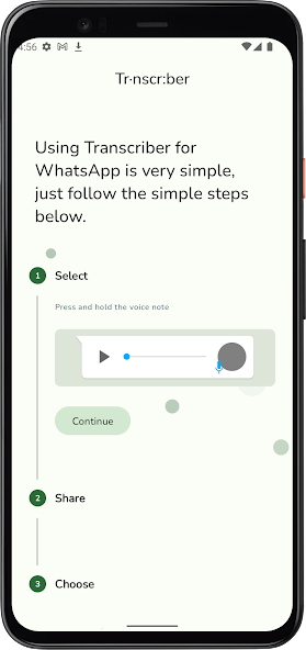 Transcriber for WhatsApp