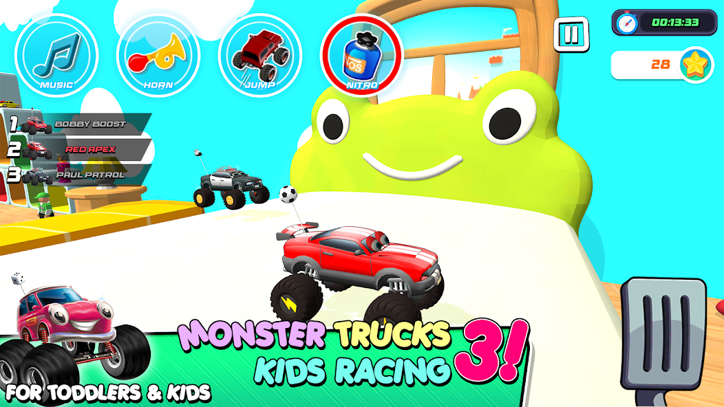 Monster Trucks Game for Kids 3 